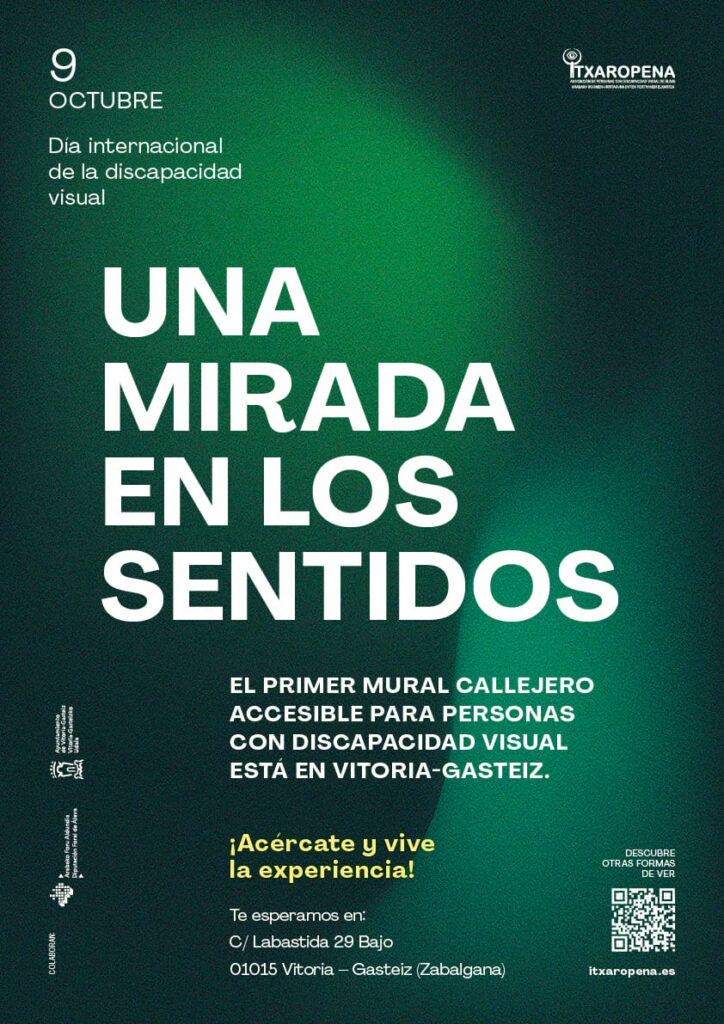 cartel una mirada en los sentidos