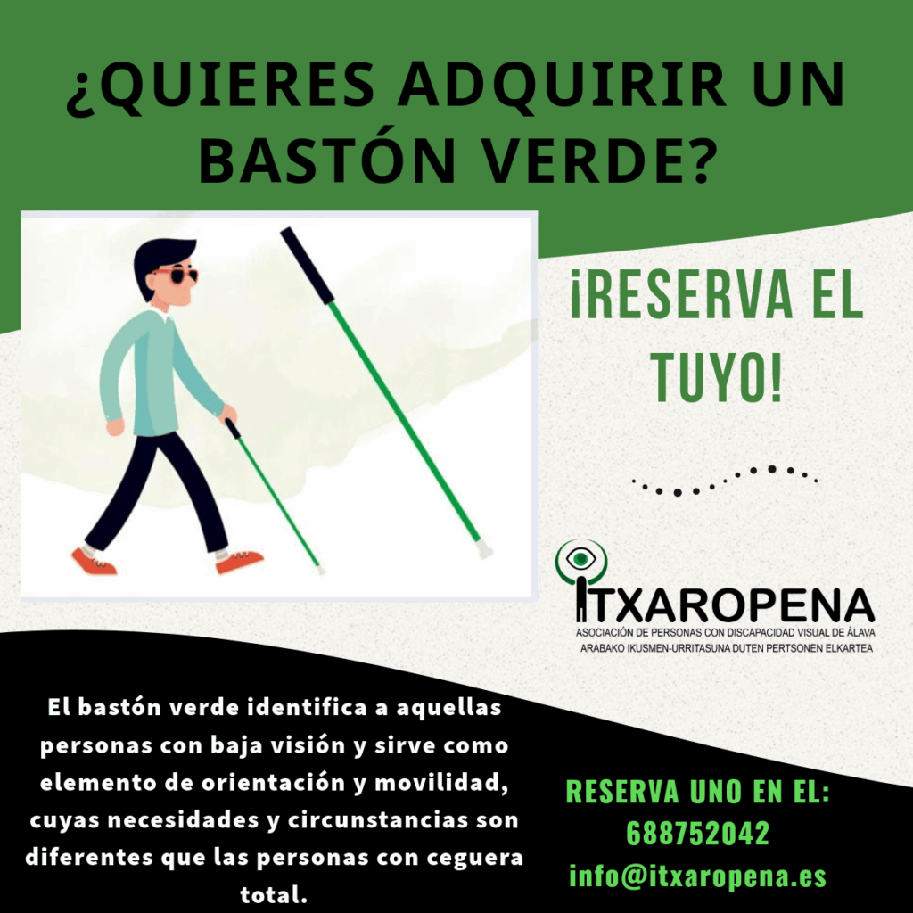 Apartado baston verde-Cartel informativo